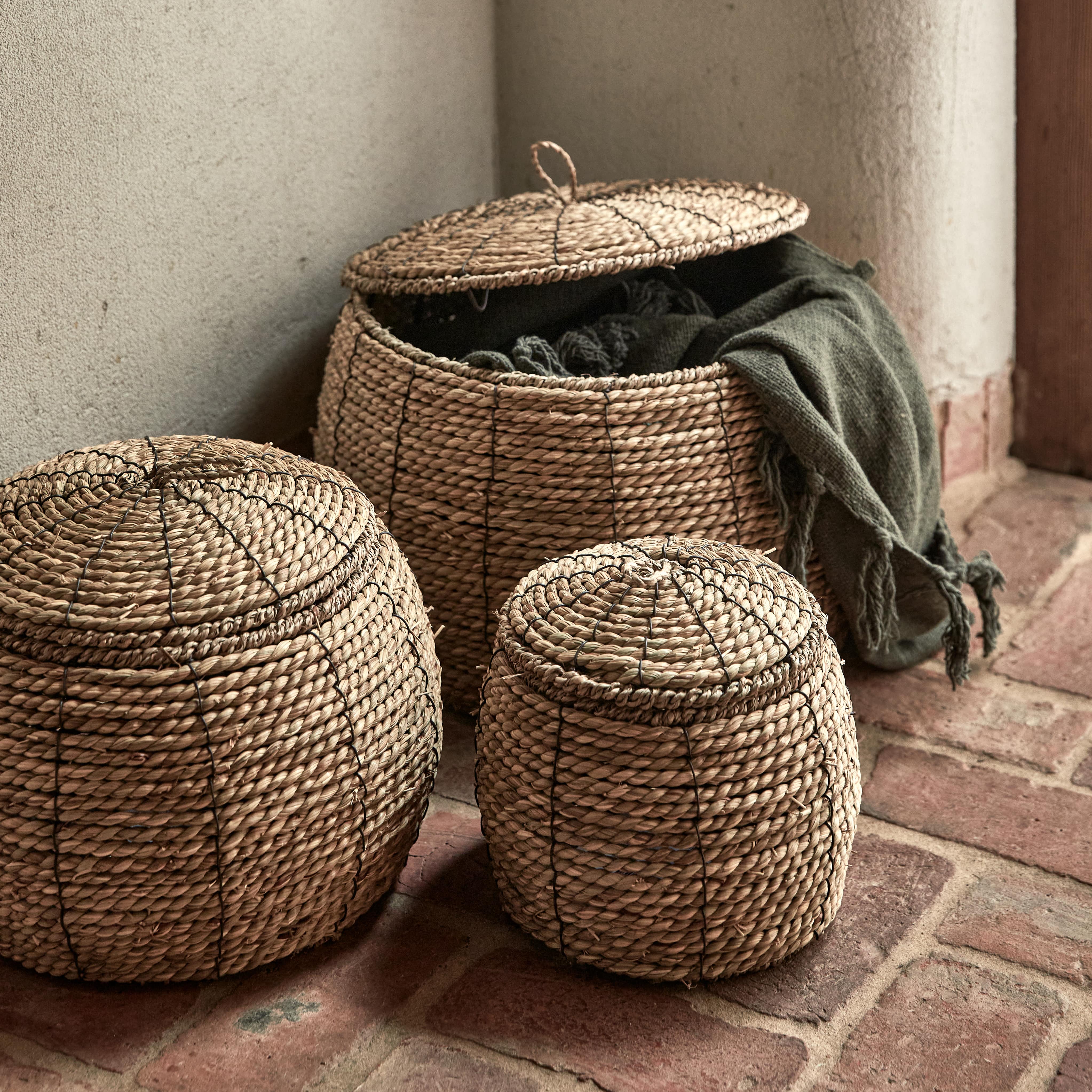 Panier corbeille à pied