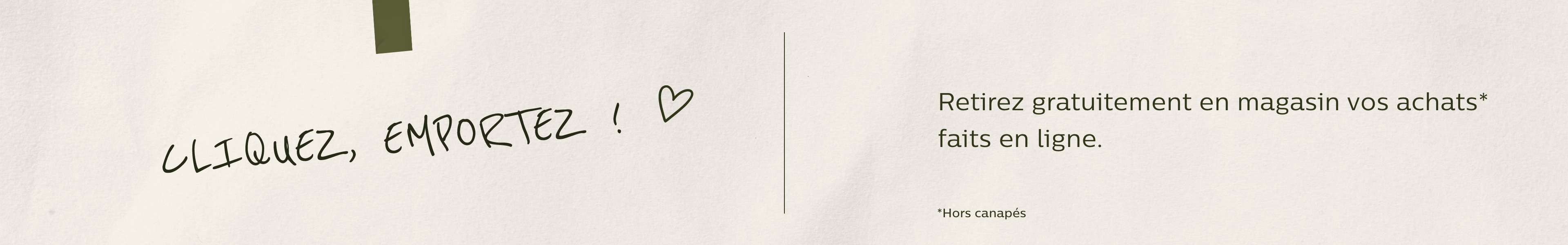 alinea livraison en magasin