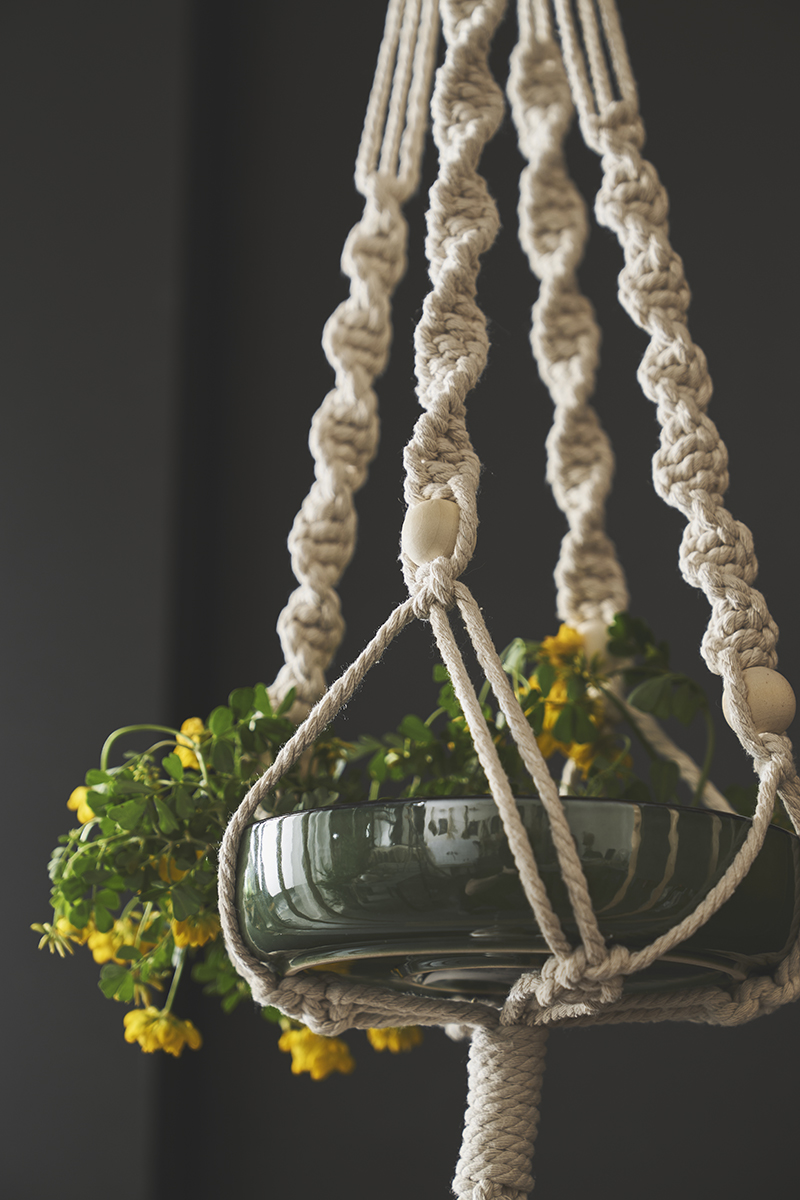 Atelier & DIY suspension macramé alinea Cabries