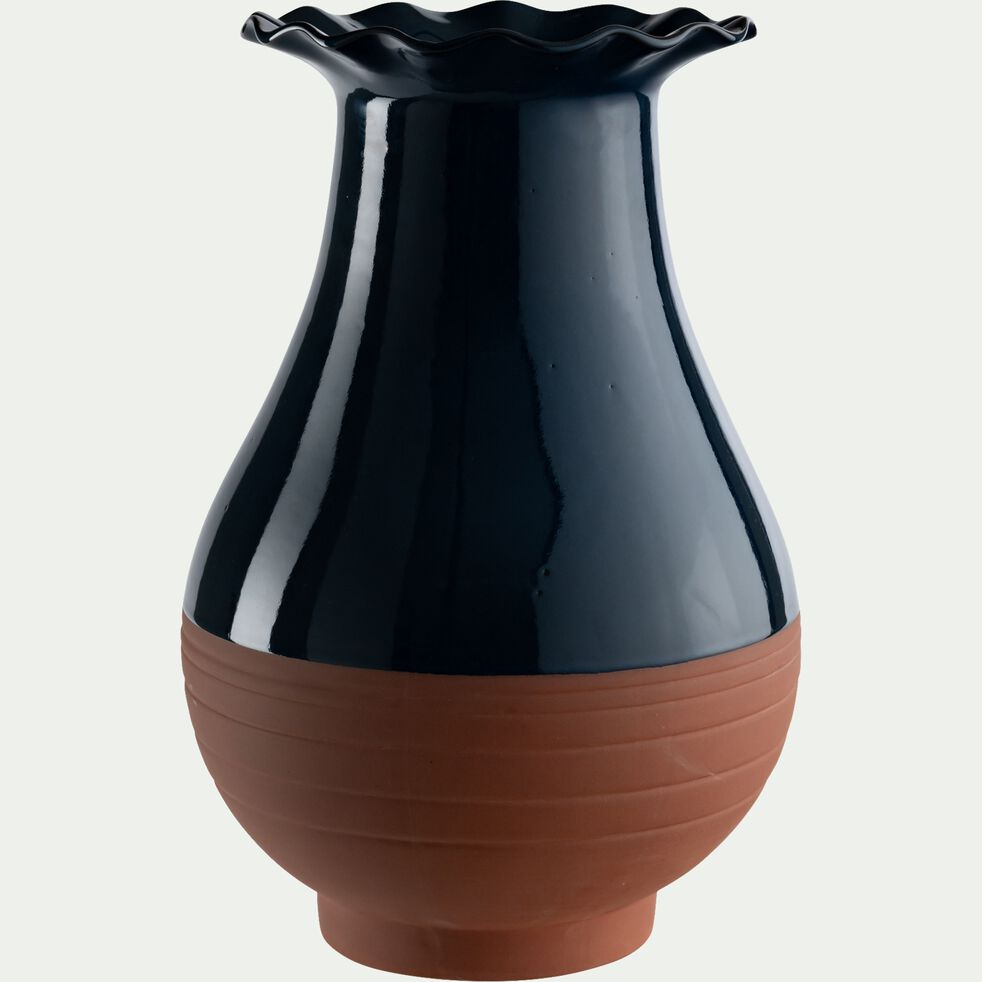 Vase boule en terre cuite