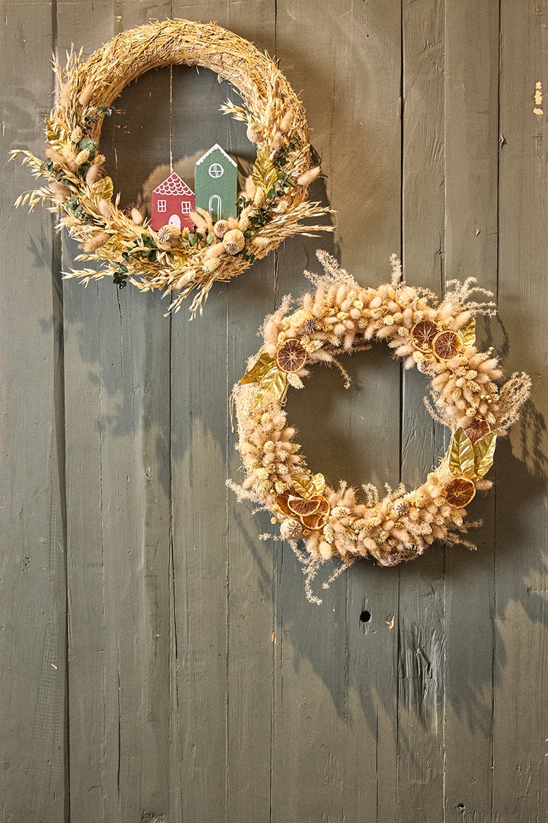 Atelier Grande couronne de noël alinea