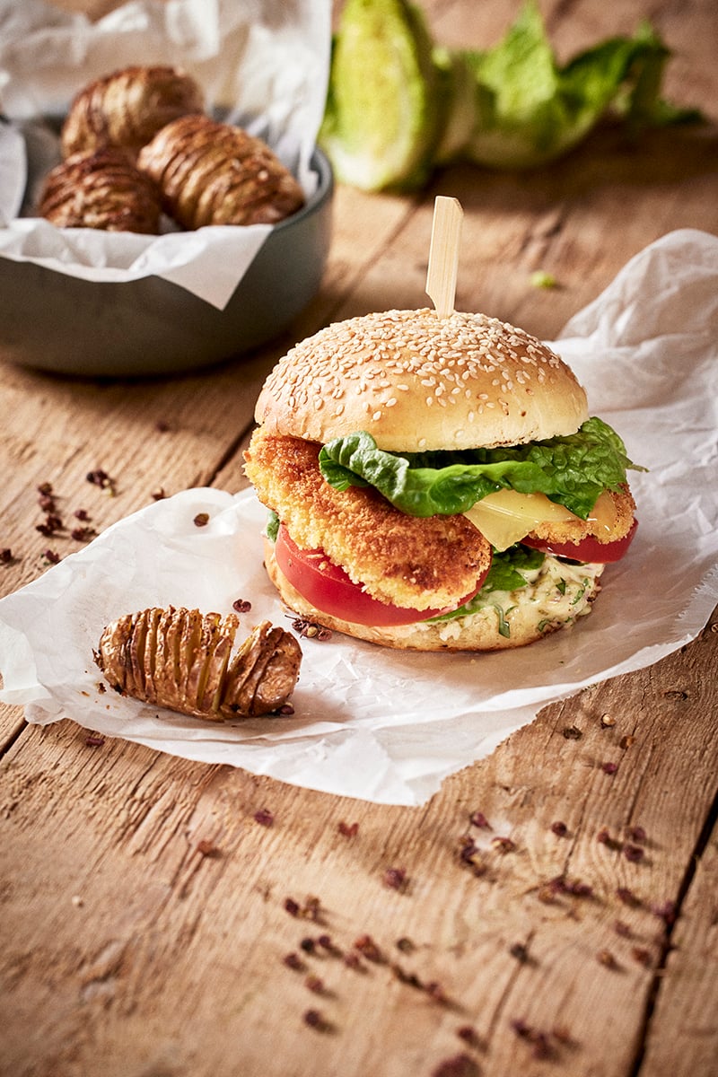 Atelier Burger au poulet pané alinea