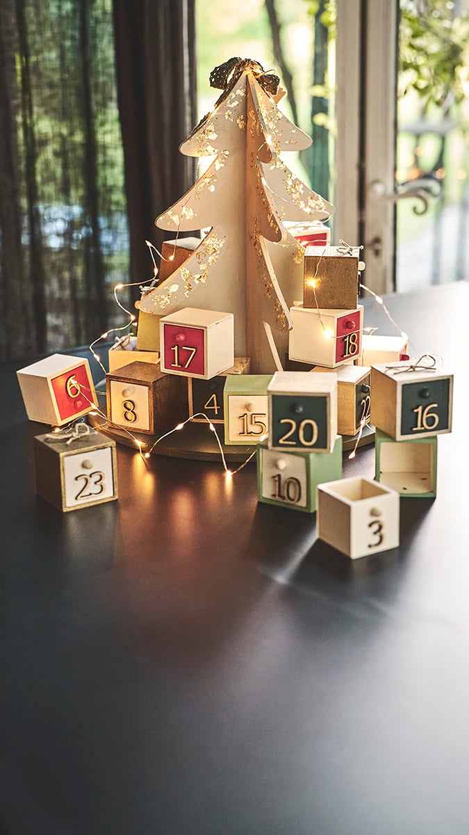 Atelier Calendrier de l'avent sapin en bois alinea