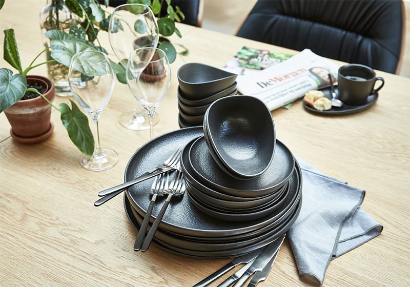 alinea idees déco, service de table sophistiquée et discrète