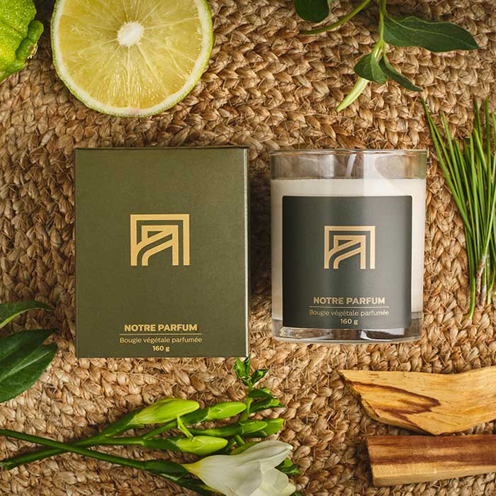NOTRE PARFUM. Gamme de senteurs exclusive alinea conçue à Grasse.