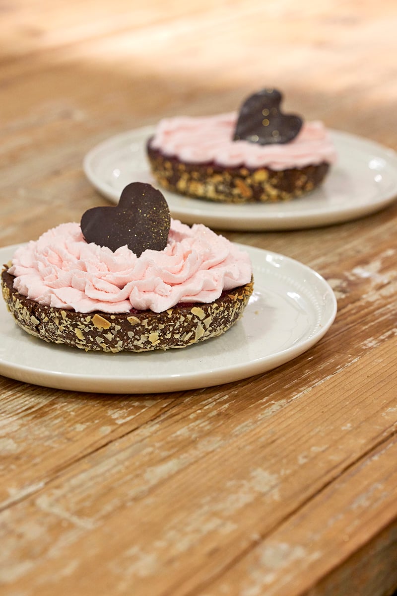 Atelier Tartelette framboise chocolat alinea