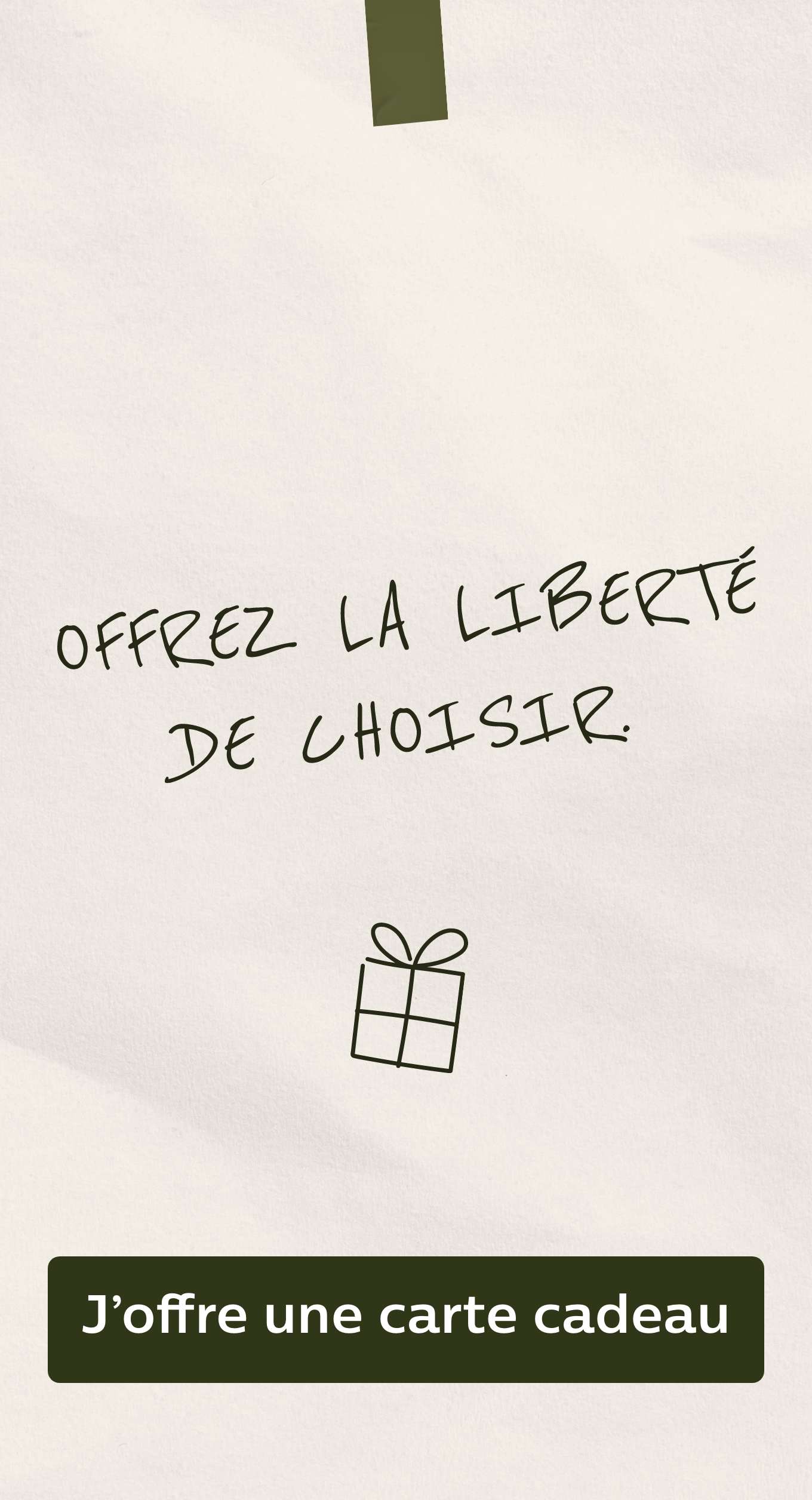 la carte cadeau alinea