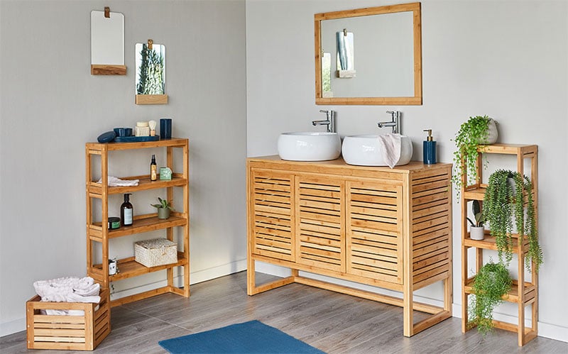Coup de coeur Alinea - meubles et accessoires de salle de bain en bois