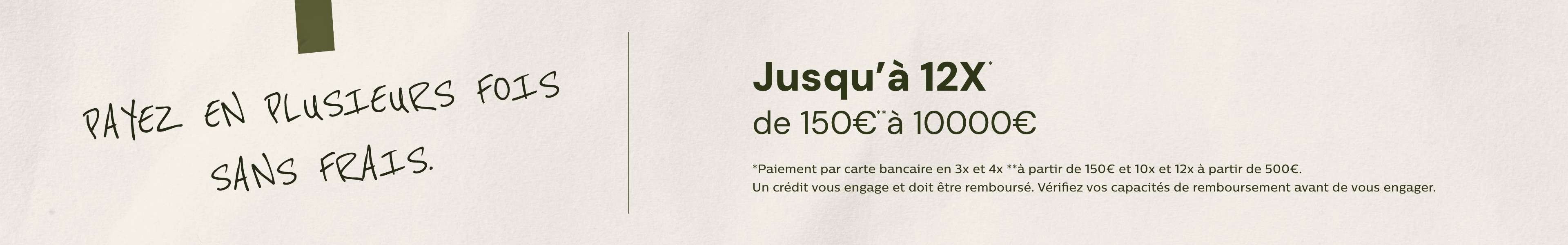 alinea paiement en plusieurs fois