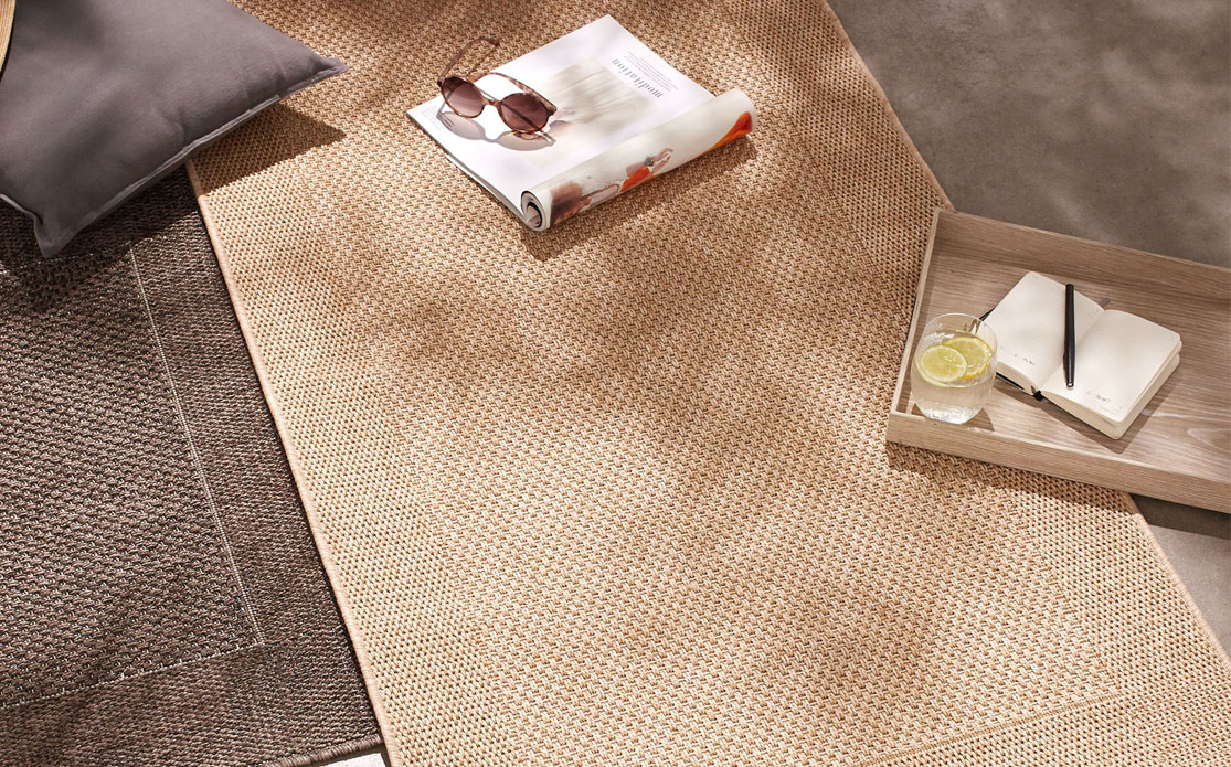 tapis de jardin en jute