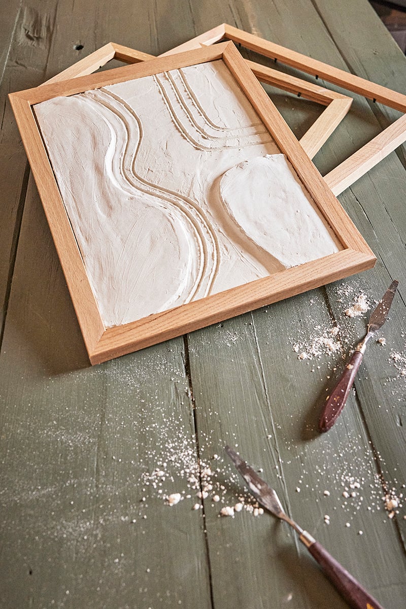 Atelier Tableau texturé