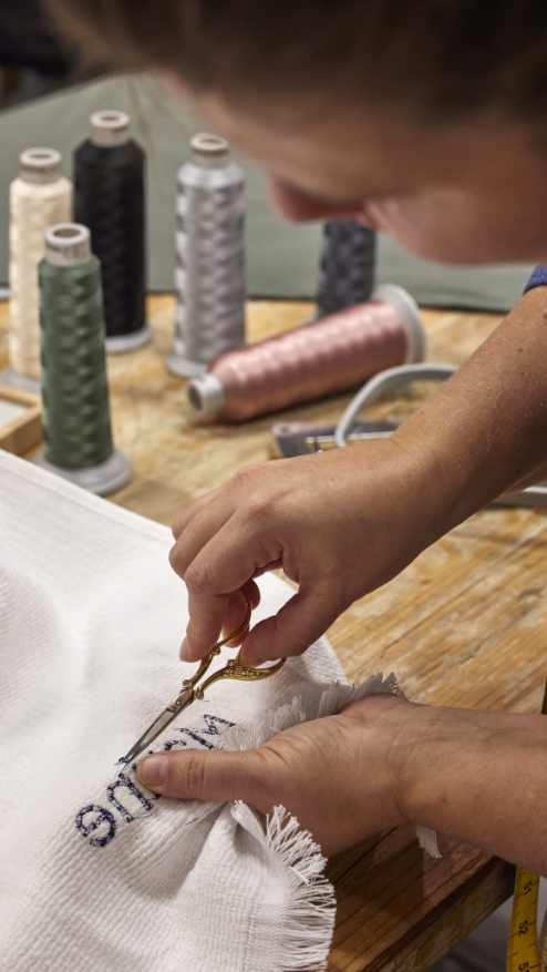 decouvrez le nouveau service de broderie d'alinea