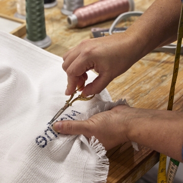 decouvrez le nouveau service de broderie d'alinea