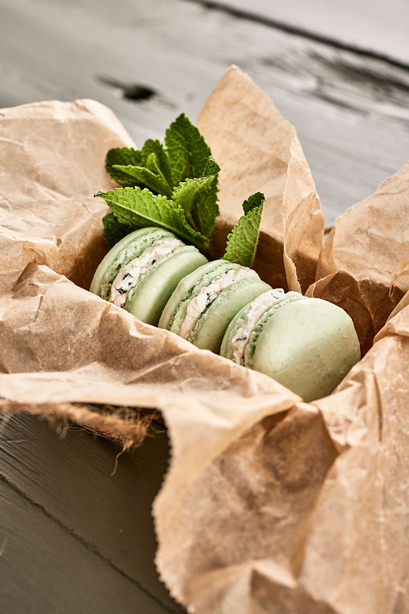 Atelier macarons salés chèvre frais et menthe alinea