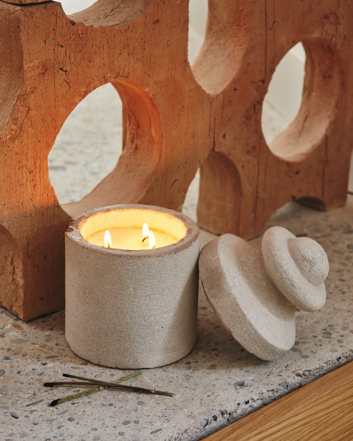 Bougie en cire de soja - 35 ans alinea