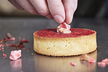 Brioche et tarte aux pralines roses-ATELIER