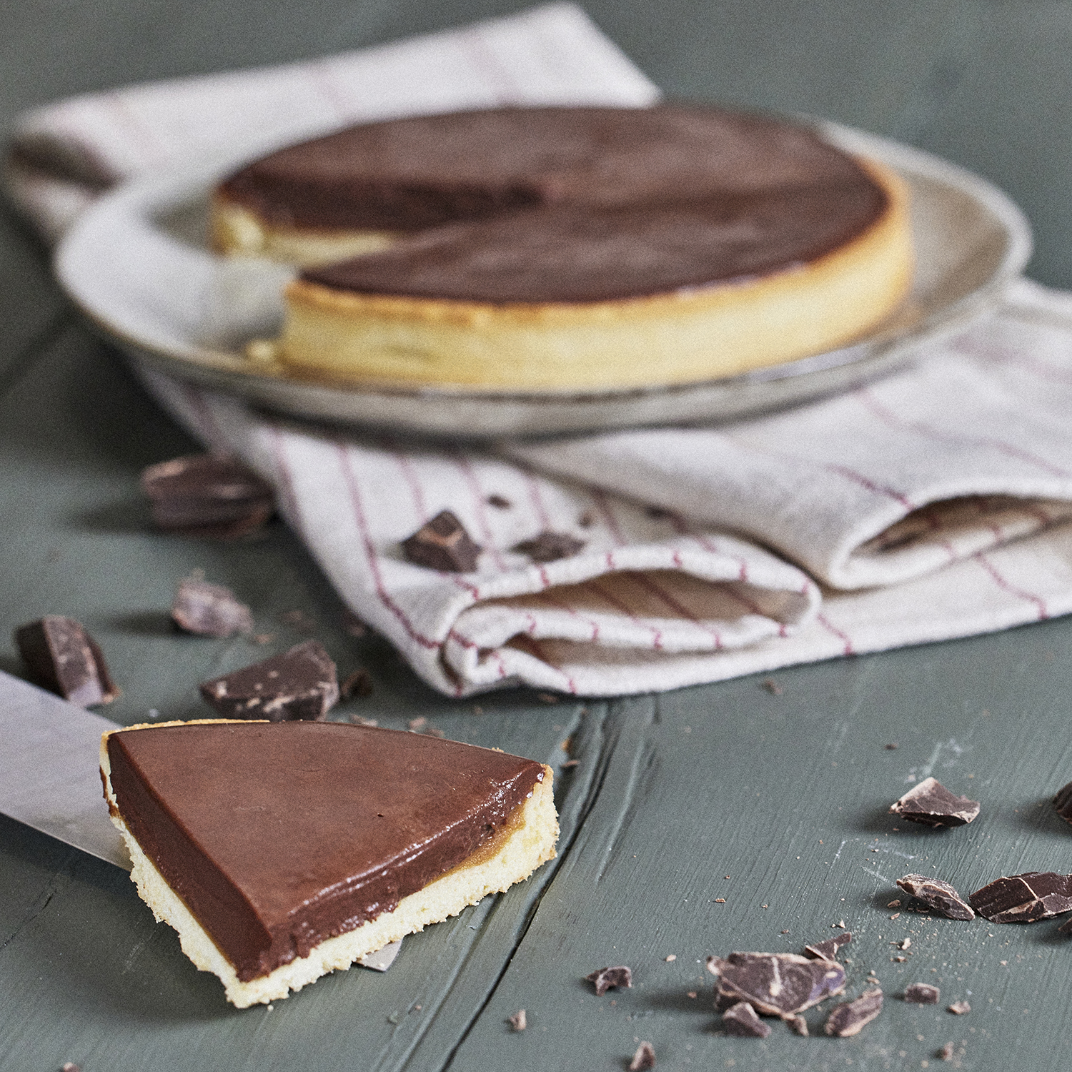 Tarte chocolat caramel-ATELIER Tarte chocolat caramel-ATELIER