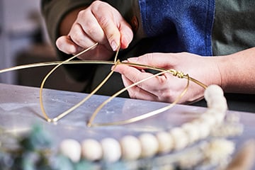 Couronne de Pâques-ATELIER