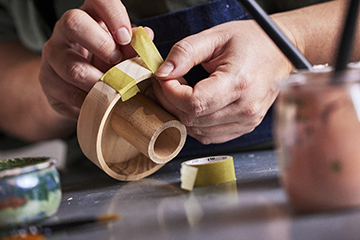Décoration d'objet en bois-ATELIER