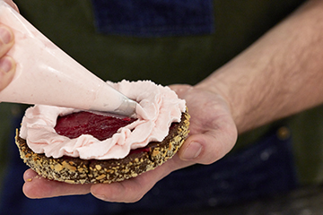 Tartelette framboise chocolat-ATELIER