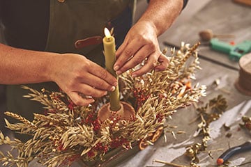 Centre de table de noël-ATELIER