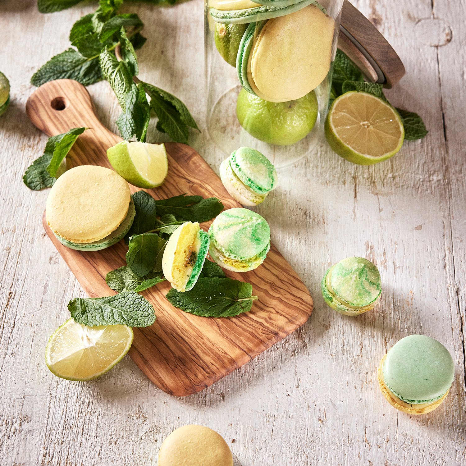 Macarons mojito-ATELIER Macarons mojito-ATELIER