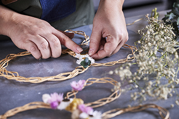 Couronne lapin de Pâques-ATELIER