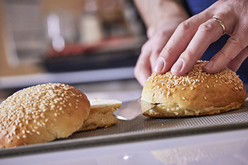 Burger au poulet pané-ATELIER