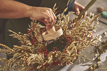 Centre de table de noël-ATELIER