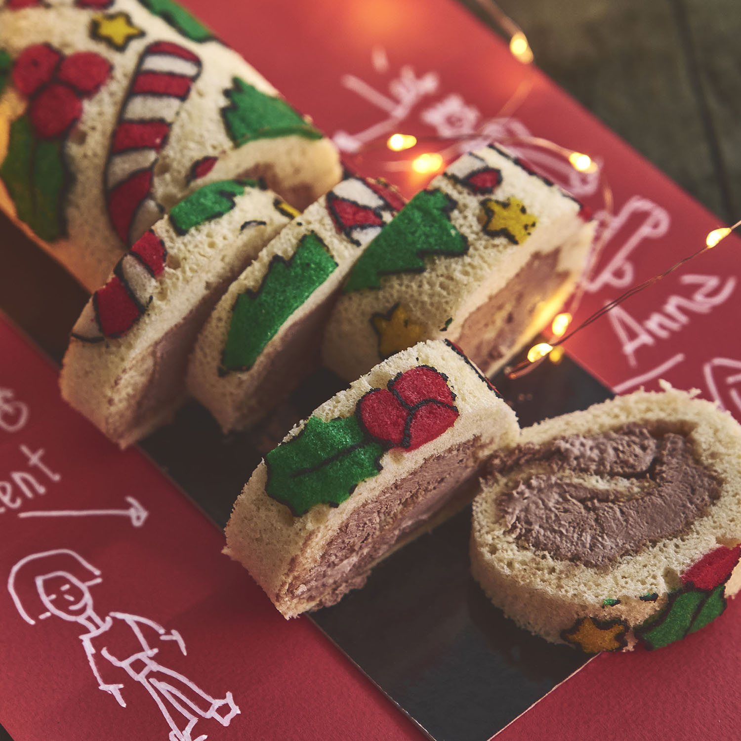 Bûche roulée de Noël-ATELIER Bûche roulée de Noël-ATELIER