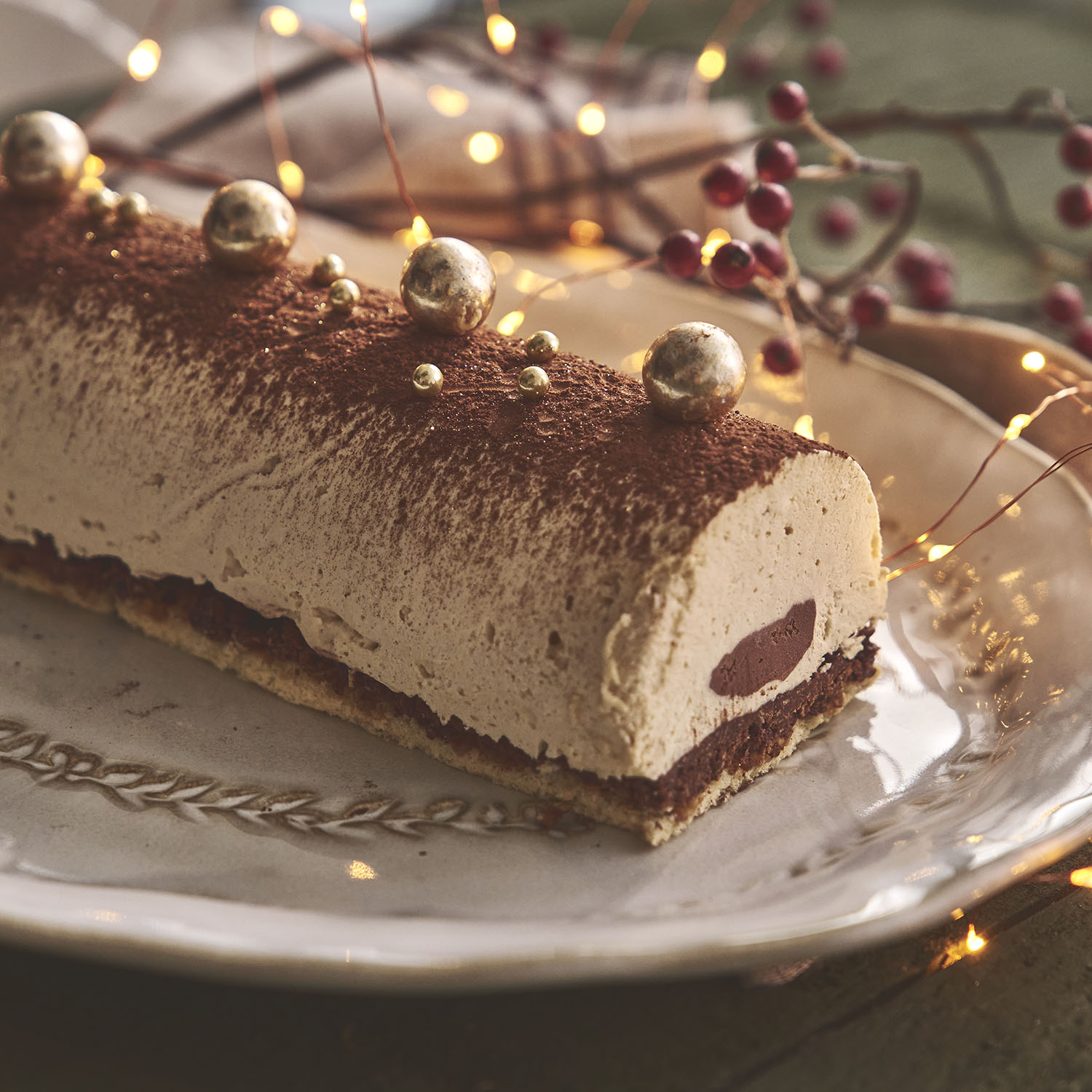 Bûche façon tiramisu-ATELIER