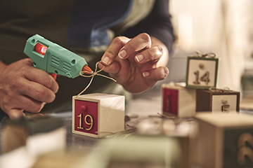Calendrier de l'Avent en bois-ATELIER