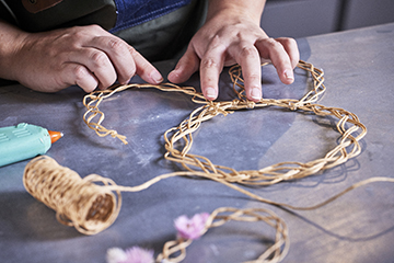 Couronne lapin de Pâques-ATELIER