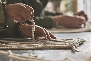 Macramé mural-ATELIER