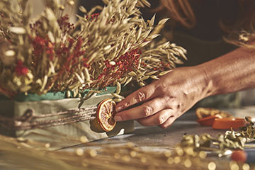 Centre de table de noël-ATELIER